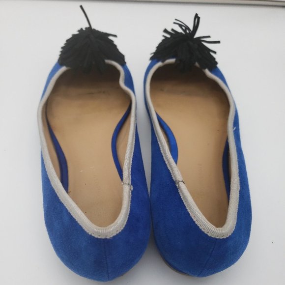 Anthropologie Blue Saude Shoes Size 8.5 - Picture 7 of 8